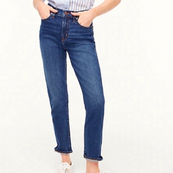 J.Crew High-Rise Classic Vintage Straight Leg Medium Wash Jeans - Size 31